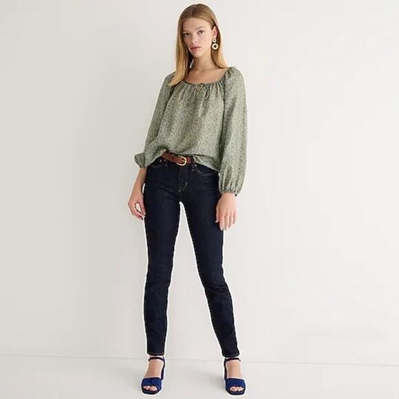 J. Crew Vintage Straight Jean In Resin Rinse Size 24 NWT - Picture 1 of 12